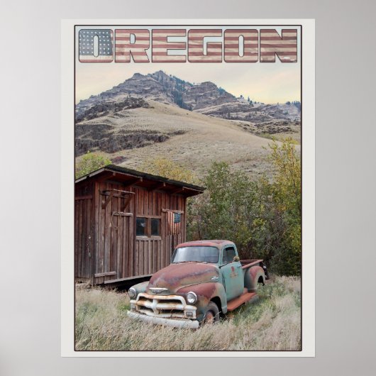 Poster Oregon Americana (Devant)