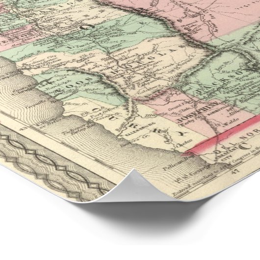 Poster Oregon and Washington (Coin)