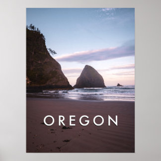 Poster Oregon Coast Travel Photographie-Ocean Sunrise