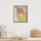 Poster Oregon et Haute-Californie (Cuisine)