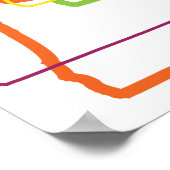 Poster oregon fierté flou (Coin)