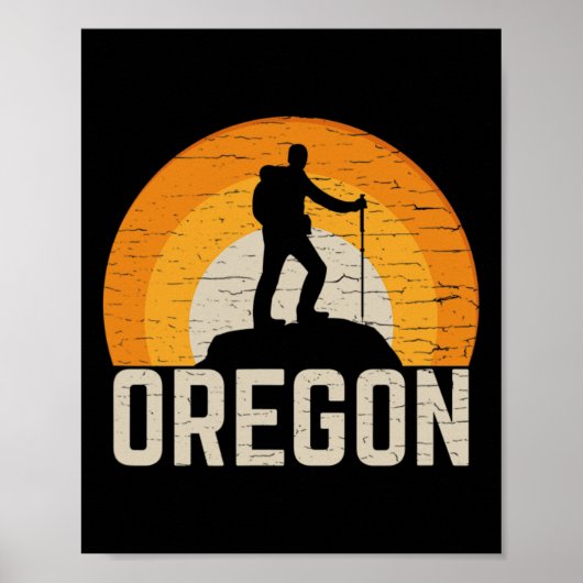 Poster Oregon Randonnée (Devant)