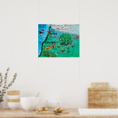 Poster Oregon USA (Cuisine)
