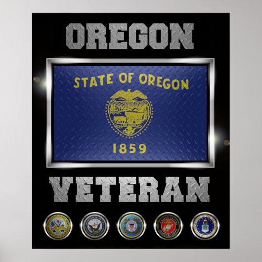Poster Oregon Veteran (Voorkant)