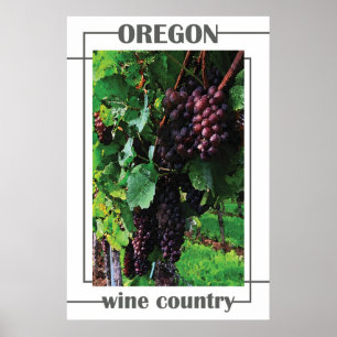 Poster Oregon Wine Country