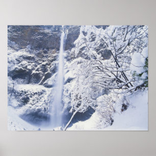 Poster Oregon, zone panoramique nationale de Columbia Gor