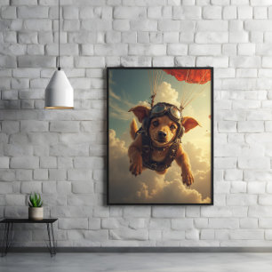 Poster Oreilles au vent, queue qui remue, mission prête