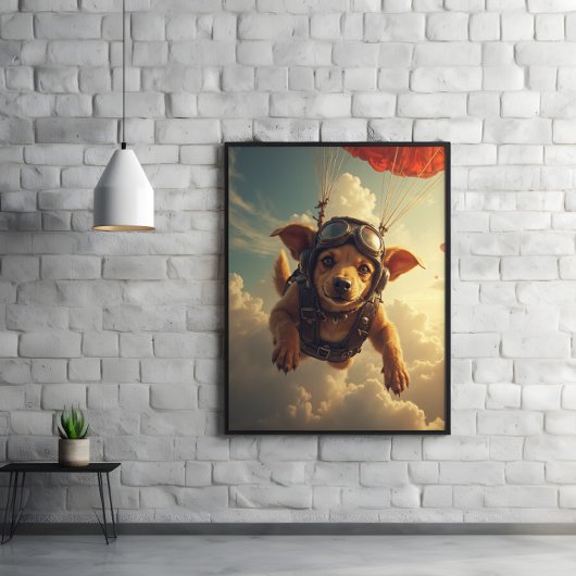 Poster Oreilles au vent, queue qui remue, mission prête