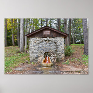 Poster Orenda Spring, comté de Saratoga New York