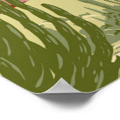 Poster Organ Pipe Cactus National Monument Arizona Retro (Coin)