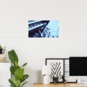 Poster Organe dans la neige (Bureau à domicile)