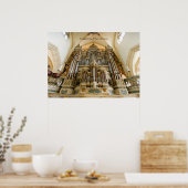 Poster Organe dans la Predigerkirche, Erfurt, Allemagne (Cuisine)