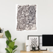 Poster Organe des inquiétudes (Bureau à domicile)