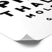 Poster Organigramme ophtalmologique (Coin)