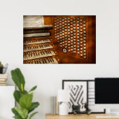 Poster Organiste - Prêt aux commandes (Bureau à domicile)