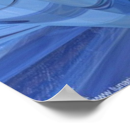 Poster Organix - Bleu (Coin)