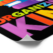 Poster Organizing King Quote Fun For Books Lovers Librari (Coin)