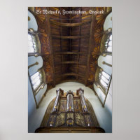 Orgue à tubes en Framlingham Church, Royaume-Uni