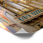 Poster Orgue de tuyau brillant (Coin)