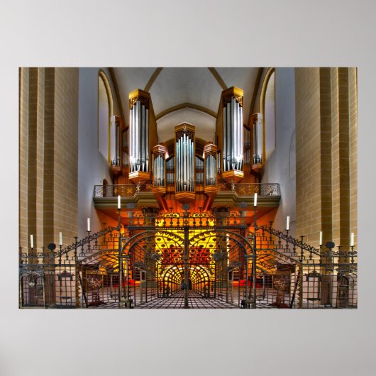 Poster Orgue de tuyau d'Angleterre (Devant)