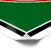 Poster Orgueil Mexicain (Aigle du drapeau mexicain) (Coin)