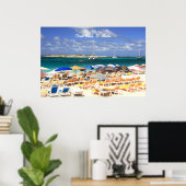 Poster Orient Beach, St. Martin (Bureau à domicile)