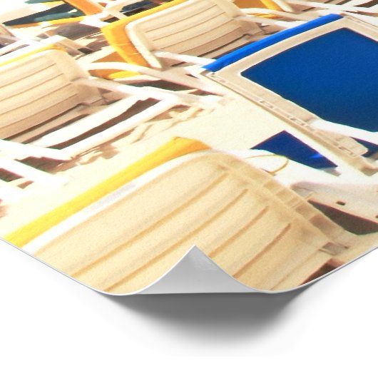 Poster Orient Beach, St. Martin (Coin)