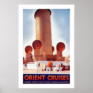 Poster Orient Cruises Big Funnel