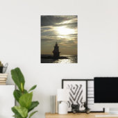 Poster Orient Point Lighthouse Sunset 3 (Bureau à domicile)