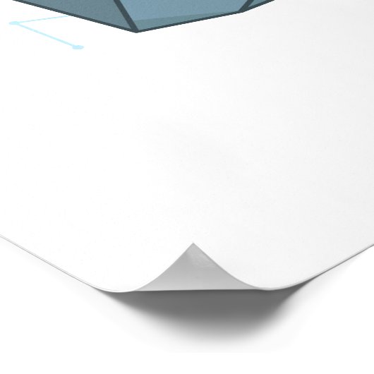 Poster Origami Pinguin al Papierform (Coin)