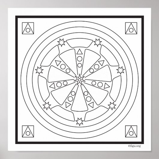 Poster Origin of the BEING-Becoming and All Existence (Devant)