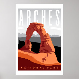 Poster original Arches National Park