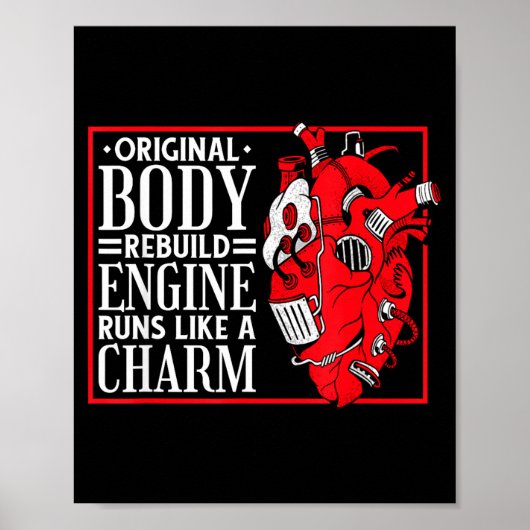 Poster Original Body Rebuild Engine, Open Heart Surgery A (Devant)