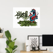 Poster Original Criminalz Dragon 01 (Bureau à domicile)