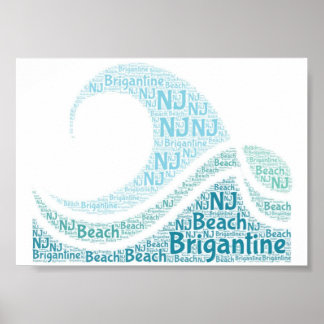 Poster original de Brigantine, NJ