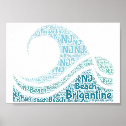 Poster original de Brigantine, NJ (Devant)