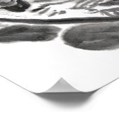 Poster original de la peinture de linge de singe A (Coin)