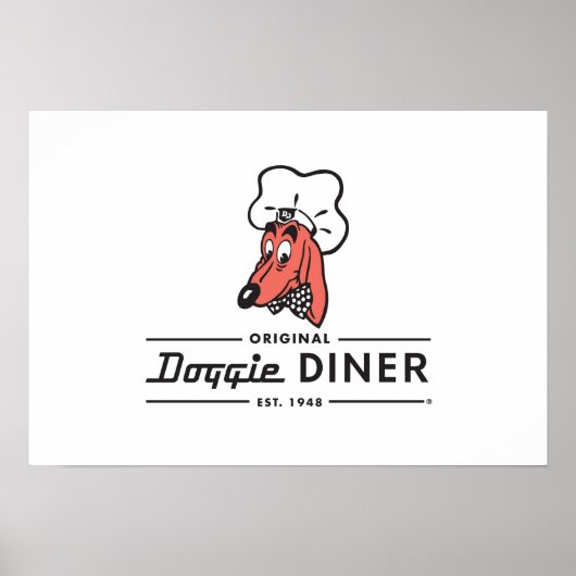 Poster original DOGGIE DINER (Devant)