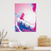 Poster original du modèle de dents Design Dentiste (Cuisine)