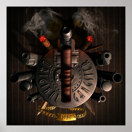 Poster original Gangster (Devant)