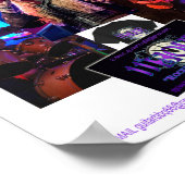 POSTER ORIGINAL LE PROMO DE BANDE ROCK CLASSIQUE DE 11E H (Coin)