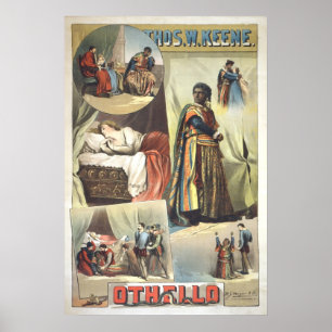 Poster original Othello 1884