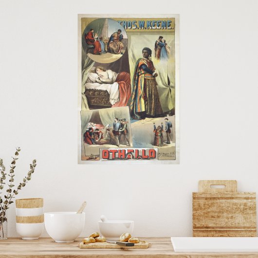 Poster original Othello 1884 (Cuisine)