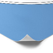 Poster Originale aquarelle Blue Green Dragonfly (Coin)