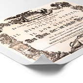 Poster Originale playbill, première de Vienne de Don Giov (Coin)