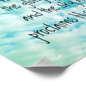 poster originele foto van bijbelschrift (Hoek)