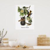 Poster Oriole du Nord, John Audubon (Cuisine)