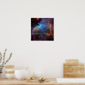 Poster Orion Baigné en bleu (Cuisine)