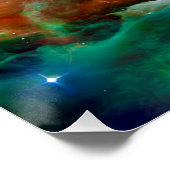 Poster Orion décoratif Nebula Galaxy Photo spatiale (Coin)