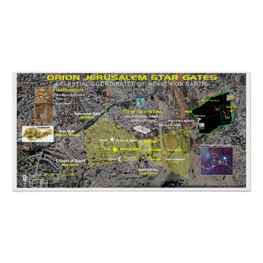 Poster Orion Jerusalem Stargates (Devant)